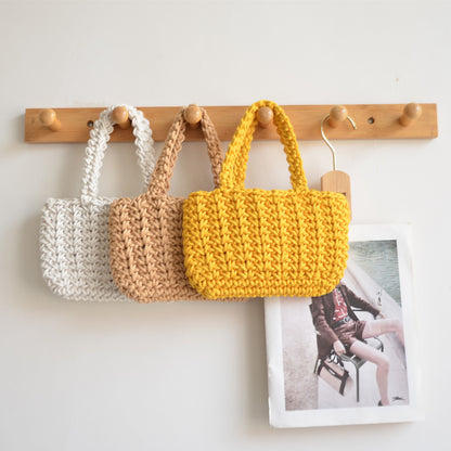 small cotton crochet summer bag