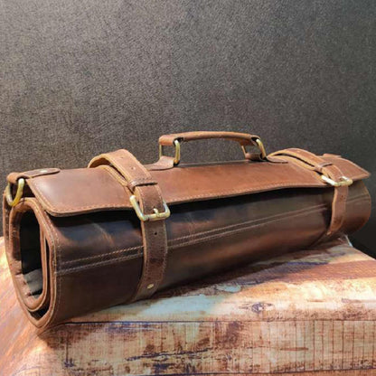 Genuine Leather Chef Knife Case