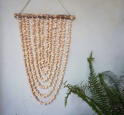 Sea shells boho hanging decor