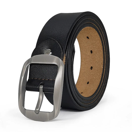 Genuine Leather Belt for Men With Heavy-Duty Buckle