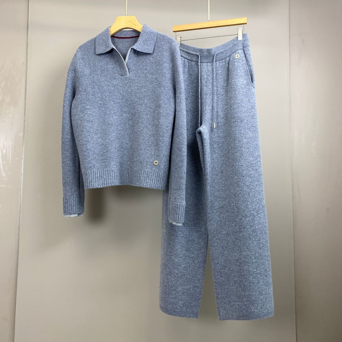 Women’s Real Cashmere Sweater and Pants Lounge Set