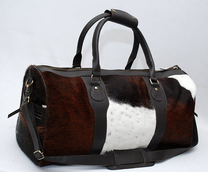 weekender duffle bag cowhide