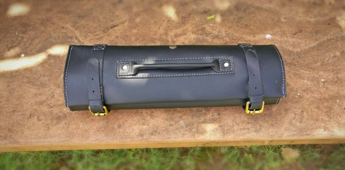 Genuine Leather Knife roll Chef Bag