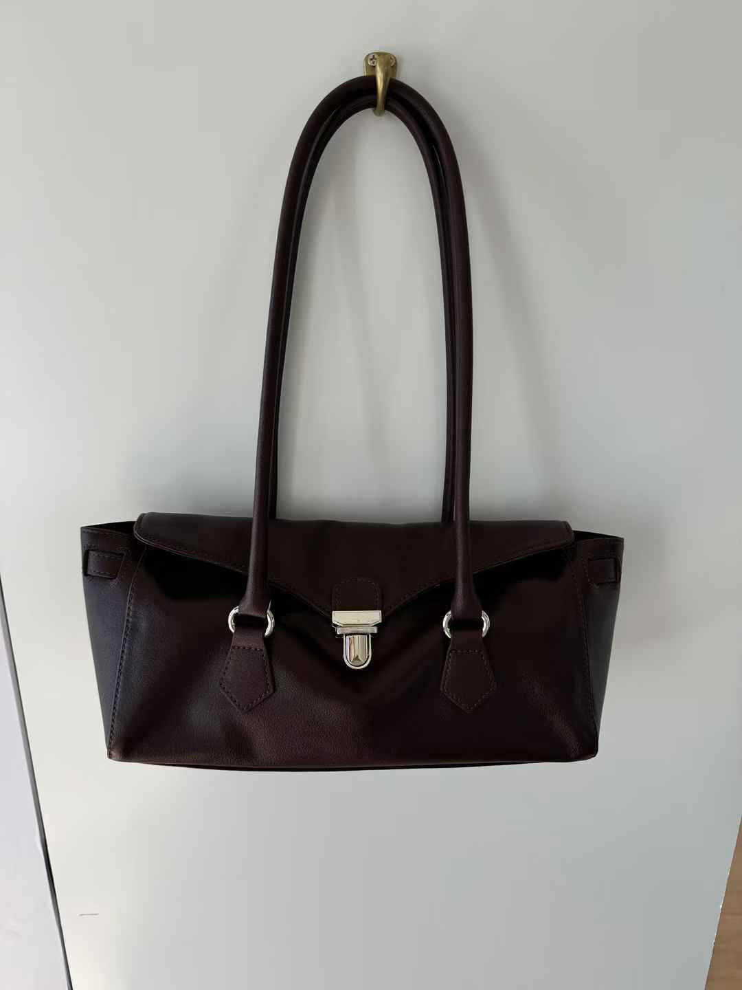 French Genuine Leather Women’s Shoulder Bag