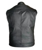 Real Leather Motorcycle Biker Vest Jacket