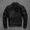 Men’s Suede Cowhide Retro Motorcycle Jacket