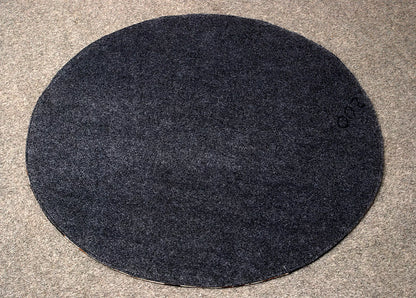 Cowhide Round Patchwork Carpet