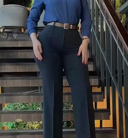 Mint Green Women Straight Leg Pant