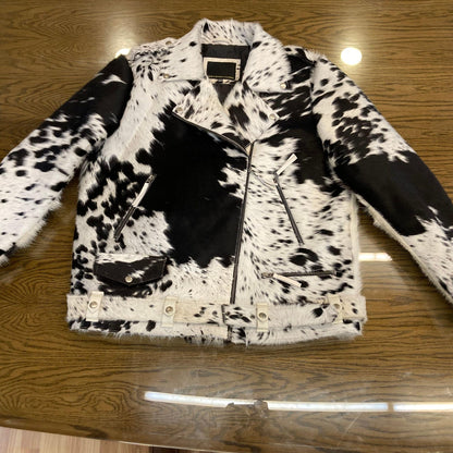 Men's Hair On Cowhide Jacket