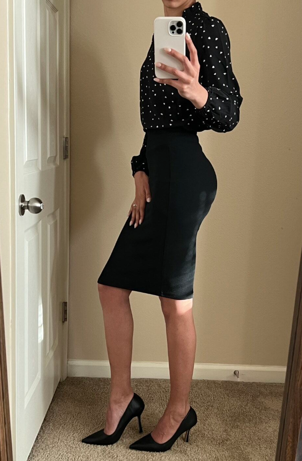 business casual pencil skirts