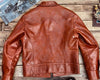 Men's Real Leather Brown Waxed Jacket