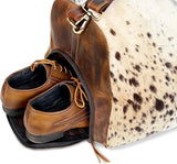 Handmade Cowhide Leather Duffel Bag