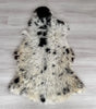 short curly sheepskin rug