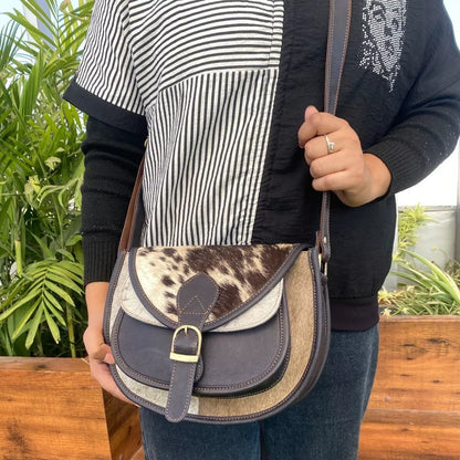 Mini Cowhide Crossbody Purse