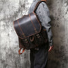 Genuine leather Rucksack Retro Style