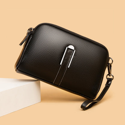 Genuine Leather Mini Crossbody Bag for Women