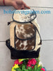 Leather Cowhide Backpack Purse