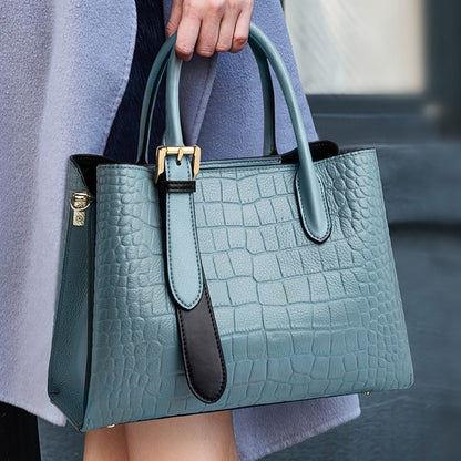 genuine leather shoulder handbags for women