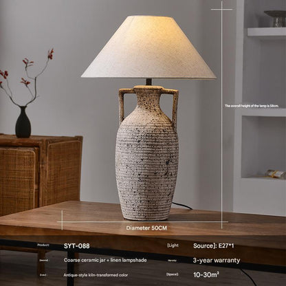 Ceramic scandi table lamp for home décor 2