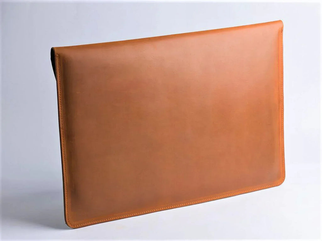 Real Laptop Leather Laptop Sleeve 13 inch Brown