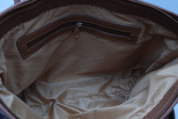 Natural Cowhide Patchwork Tote Shoulder Purse