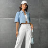 short denim jacket for women