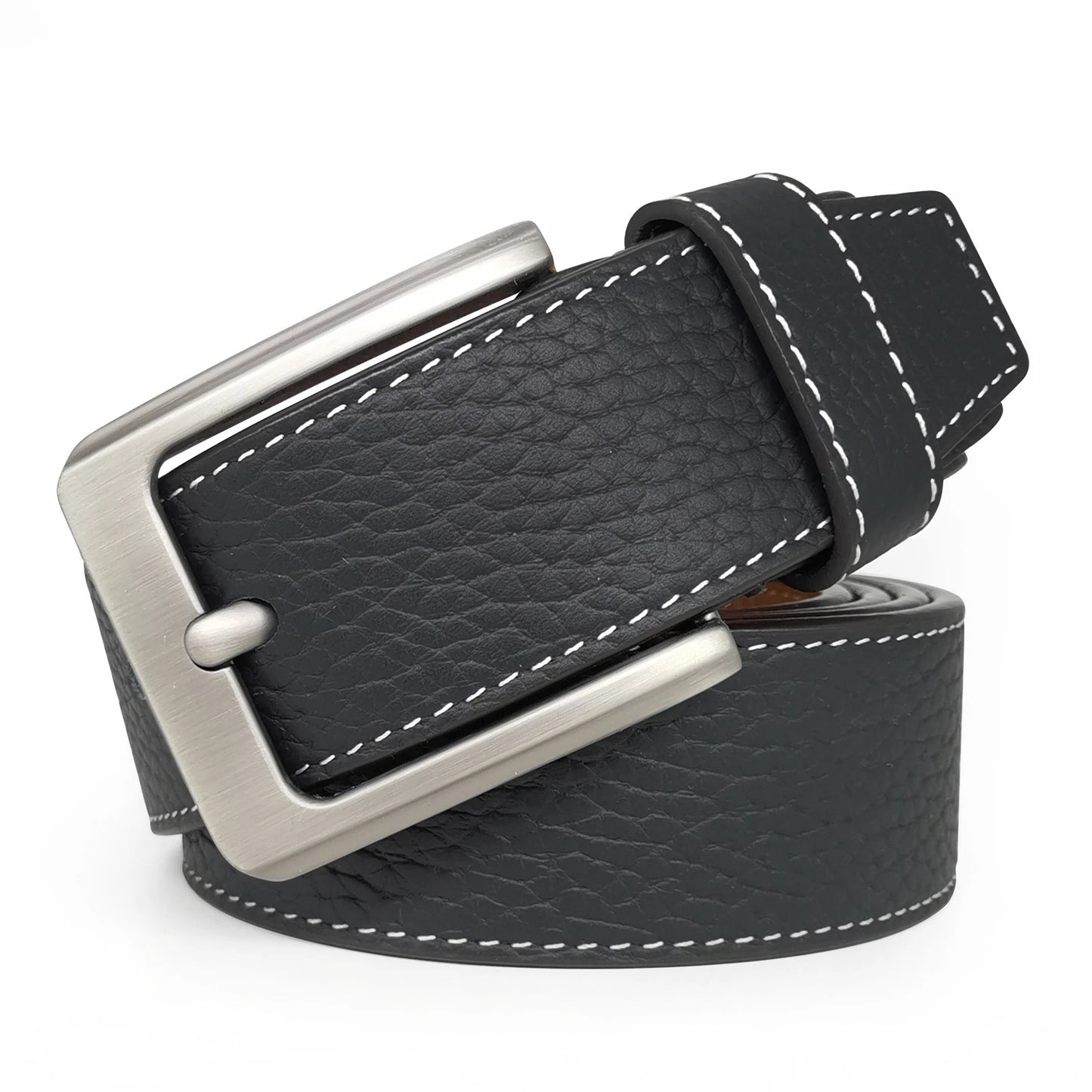 Men’s Pebble Grain Leather Belt