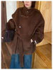 Short Double-Sided Hand-Sewn Wool Coat 2 S