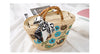 Women's straw summer beach bag