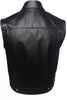 leather motorcycle vest waistcoat