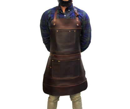 Genuine Cowhide Leather Carpenters Apron