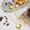 Stainless Steel Round Spoon Coffee Stirring