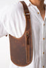 Brown Leather Shoulder Holster Bag