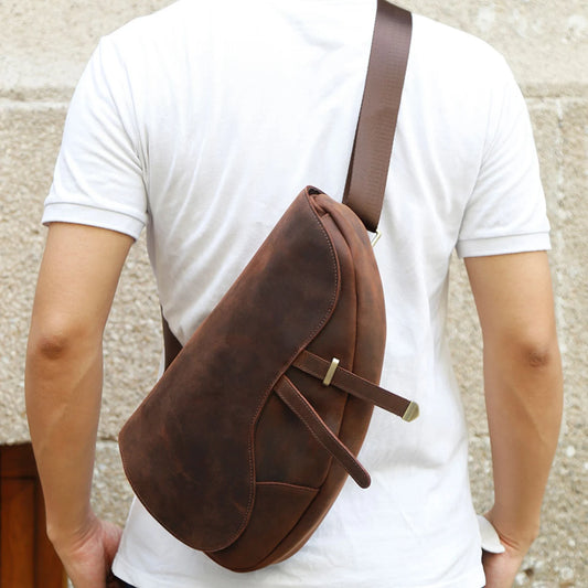 leather crossbody bags for men