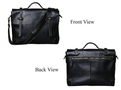 leather Work Briefcase Bag