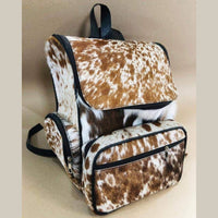 Natural Cowhide Backpack Speckled