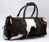 Hair On Cowhide Tricolor Weekender Bag