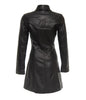 Genuine Leather Long Trench Coat For Women