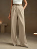 High waist white straight leg pants 2 S