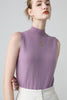 Women's Real Cashmere Sleeveless High-Neck Vest 2 S