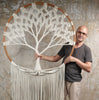 Tree of life macrame wall hanging dreamcatcher