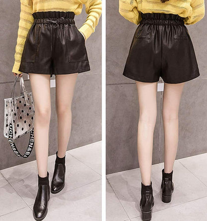 Women's Genuine Leather shorts