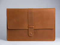 Real Genuine Leather Envelope Case Cover For Laptop