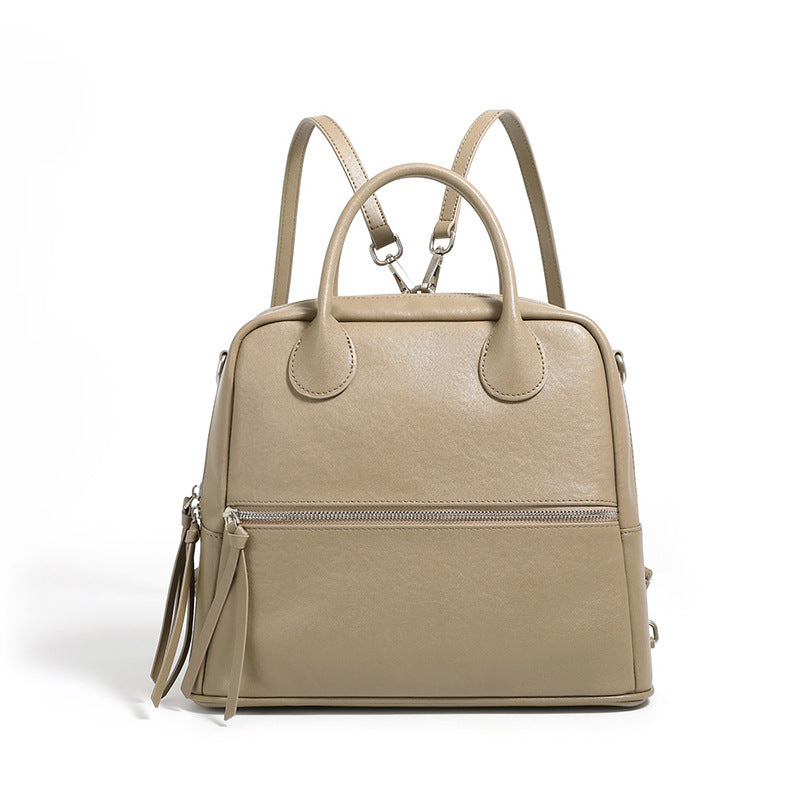 Leather Backpack Women Genuine Cowhide