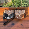 Tooled Cowhide Crossbody Bag