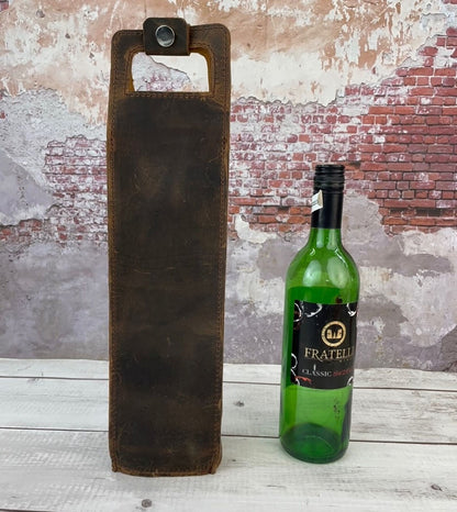 Leather Bottle Holder Wine