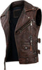 Men's Motorcycle Leather Vest