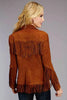 Cowgirl Suede Leather Classic Jacket with Fringe