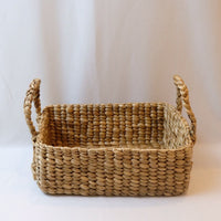 Natural Dried Water Hyacinth Rectangle basket