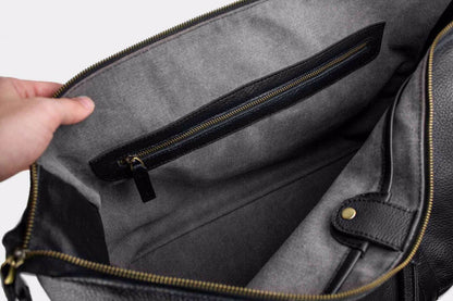 Travel Duffel Leather Weekender Bag